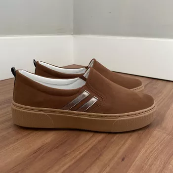 Slip on Antonella - Trissê Preto | Outlet Banana Rosa