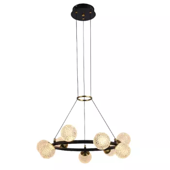 Pendente Spirit Dourado / Preto 9xled 3w - PinteDecore