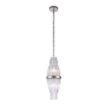 Pendente Sansa Dourado / Transparente 2xe14 Vela M... - PinteDecore