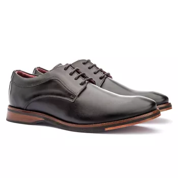 Sapato Masculino Derby Sola De Couro com Borracha Absolut Preto - Rambourg | Sapatos em Couro