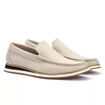 Mocassim Casual Masculino Absolut Gelo - Rambourg | Sapatos em Couro