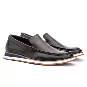 Mocassim Casual Masculino Absolut Preto - Rambourg | Sapatos em Couro