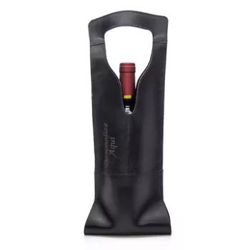Porta Vinhos em Couro Preto Atacado - Rambourg | Sapatos em Couro