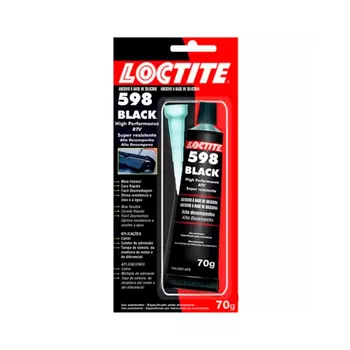 Silicone Alta Temperatura Não Corrosivo 598 Black 70g - Loctite - Ritec Máquinas e Ferramentas