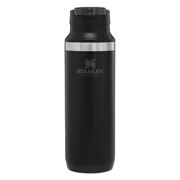 Garrafa Térmica Switchback Matte Black 473ml - STANLEY - Ritec Máquinas e Ferramentas