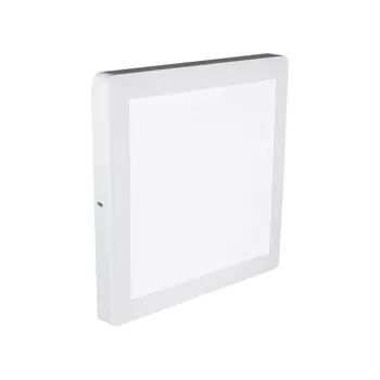 Plafon LED Branco Quadrado de Sobrepor 18W 3.000K - Noll - Ritec Máquinas e Ferramentas