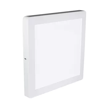 Plafon LED Branco Quadrado de Sobrepor 24W 3.000K - Noll - Ritec Máquinas e Ferramentas