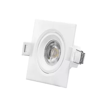 Spot LED Quadrado Direcionável 7W 3.000K - Noll - Ritec Máquinas e Ferramentas