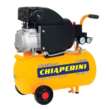 Motocompressor de AR Monofásico 21L, 2HP de Potência MC 7.6 - Chiaperini - Ritec Máquinas e Ferramentas