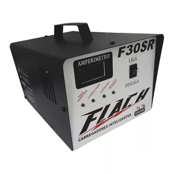 Carregador Inteligente de Bateria 10A-12V/24V Bivolt F30 SR - Flach - Ritec Máquinas e Ferramentas