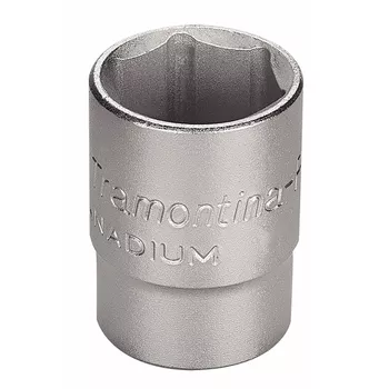 Soquete Sextavado em Aço Cromo Vanádio 24 mm - Encaixe 1/2'' - Tramontina Pro - Ritec Máquinas e Ferramentas