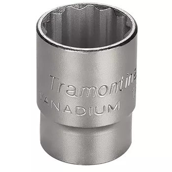 Soquete Estriado em Aço Cromo Vanádio 24 mm - Encaixe 1/2'' - Tramontina Pro - Ritec Máquinas e Ferramentas