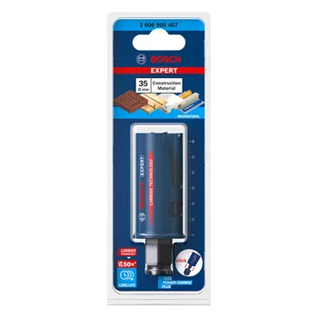 Serra copo Bosch EXPERT Construction Material 35 mm, 1 3/8'' - Ritec Máquinas e Ferramentas