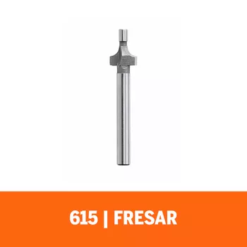 Fresa Para Arredondado De Cantos Em Madeira 615 - Dremel - Ritec Máquinas e Ferramentas