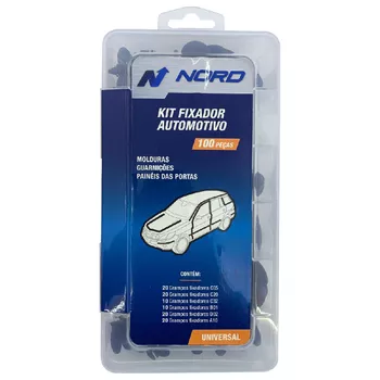 Kit Fixadores Automotivos 100 Peças (45,0001) - Nord - Ritec Máquinas e Ferramentas