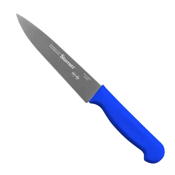 Faca de Carne Para Refile de Mesa Lâmina Triangular Estreita 6'' Com Cabo Azul (BKL302-6) - Starrett - Ritec Máquinas e Ferramentas