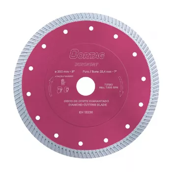Disco Diamantado Durokort 200mm - Cortag - Ritec Máquinas e Ferramentas