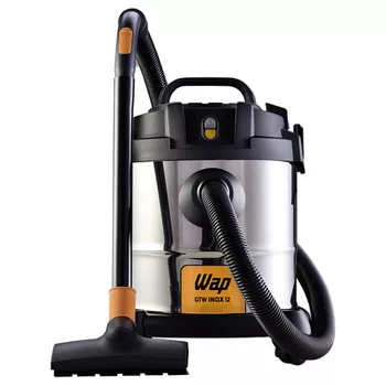 Aspirador de Pó e Água GTW Inox 12 com Reservatório 12L e 1400W - WAP - Ritec Máquinas e Ferramentas
