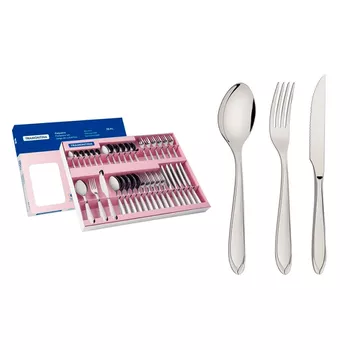 Faqueiro Laguna Com Facas Para Churrasco em Inox 36 Peças (66906/794) - Tramontina - Ritec Máquinas e Ferramentas