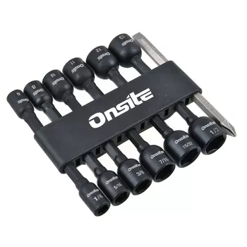 Jogo de Bits Canhão Impacto Magnético 1/4 á 1/2'' - 6 á 13mm - 14 Peças (702774) - Onsite - Ritec Máquinas e Ferramentas