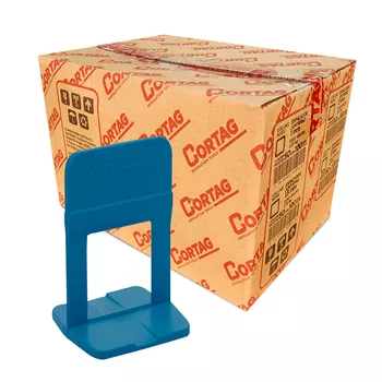 Espaçador Nivelador 1,0mm Slim (Caixa c/ 1000 Unidades) - Cortag - Ritec Máquinas e Ferramentas
