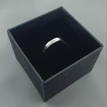 Aliança 3mm Lisa Prata 925 - 108328 - Roanne Jóias