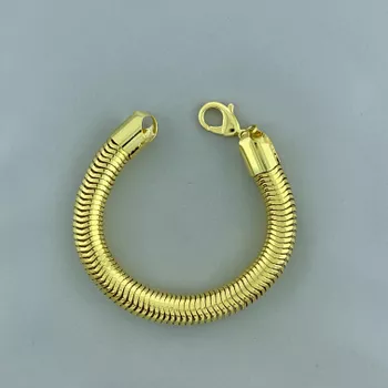 Pulseira Lacraia Redonda Semijoia - 108306 - Roanne Jóias