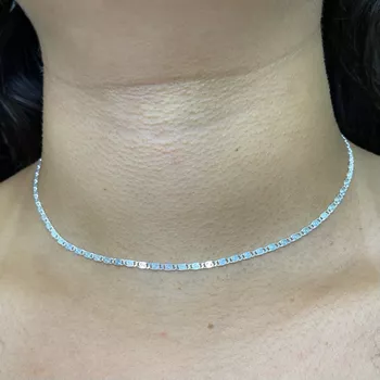 Corrente Caracol 40cm 4,3gr Prata 925 - 1011832051 - Roanne Jóias