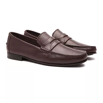 Mocassim Loafer Masculino Bossier Café Samello | SAMELLO