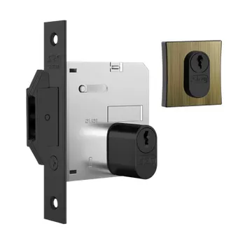 FECHADURA STAM ROS.1006 QUADRADA AUXILIAR ESCOVADO