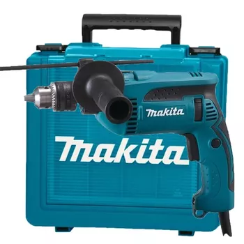 FURADEIRA DE IMPACTO HP1640 AZUL COM MALETA MAKITA 