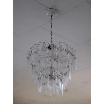 LUSTRE ARANHA 220 AMPOLAS BRANCO PARA 3 LÂMPADAS JOTA LSPR04