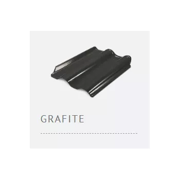 TELHA ESMALTADA 1 FACE TETTOPRIME GRAFITE (9,1 PC/M2) - TETTOGRES