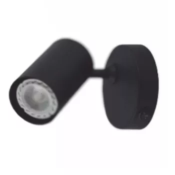 SPOT SOBREPOR CASSITAS P/LAMP.GU10 PRETO