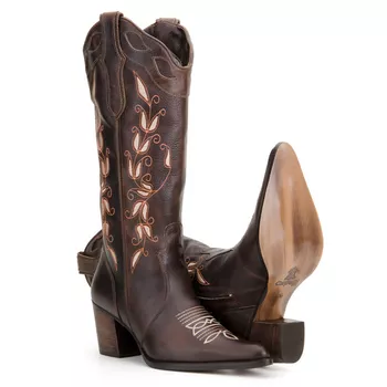 Bota Country Feminina Capelli Boots Outback Tabacco - Store Country