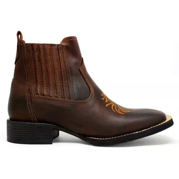 Botina Bordada Masculina Marconi 7207 Crazy Horse Café - Store Country