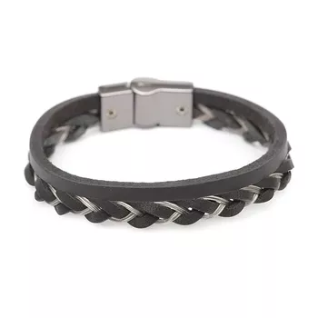 Pulseira Dupla em Couro Valentus - Valentus Menswear