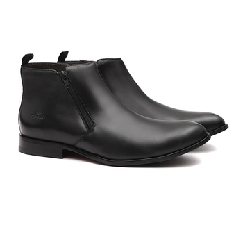 Bota Social Masculina Simon Preto Samello - SAMELLO