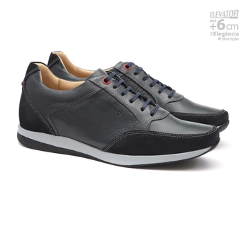 Tênis Casual Elevator Masculino Dingle Marinho Samello - SAMELLO