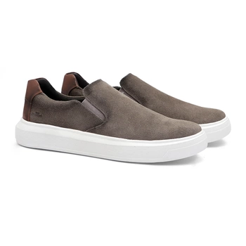 Tênis Casual Masculino Bold Chi Smoke/Brown Samello - SAMELLO