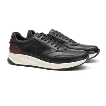 Sport Tênis Casual Masculino Bugatti Preto Samello - SAMELLO