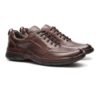 Tênis Casual Masculino Comfort Gel Edam Floater Café Samello - SAMELLO