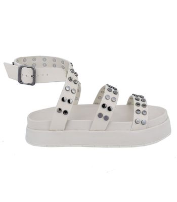 Sandália FlatForm Betina Off White - Bk855off - AMARENA SHOES