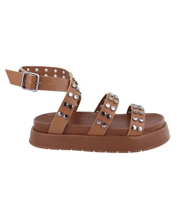 Sandália FlatForm Betina Caramelo - Bk855caramelo - AMARENA SHOES