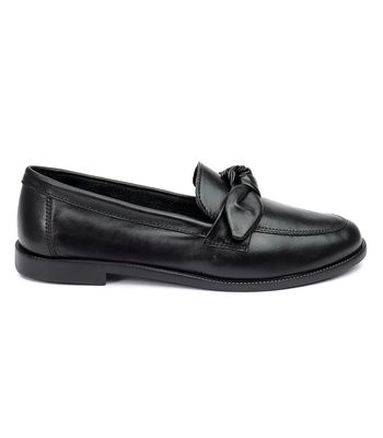 Mocassim Lavínia Couro Preto - VE15preto - AMARENA SHOES