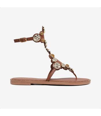 Rasteira Elis Caramelo - ElisCaramelo - AMARENA SHOES