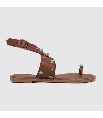 Rasteira Mila Caramelo - MilaCamel - AMARENA SHOES