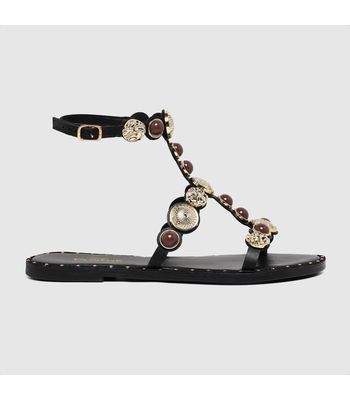 Rasteira Nicolly Preta - Nicollypreto - AMARENA SHOES