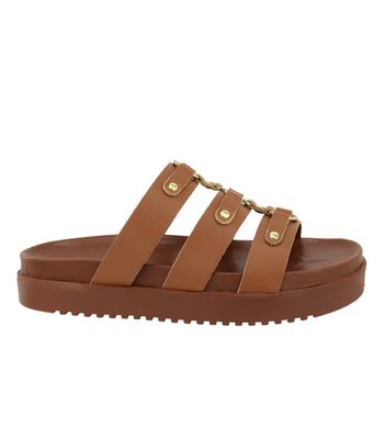 Sandália FlatForm Antonella Caramelo - Bk435carame... - AMARENA SHOES