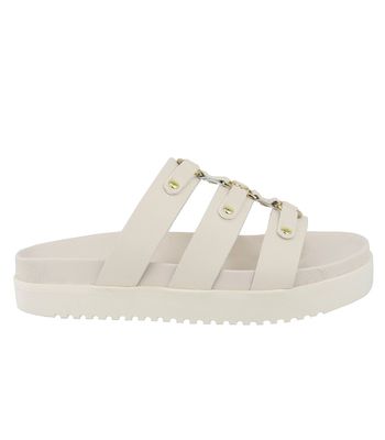 Sandália FlatForm Antonella Off White - Bk435off - AMARENA SHOES